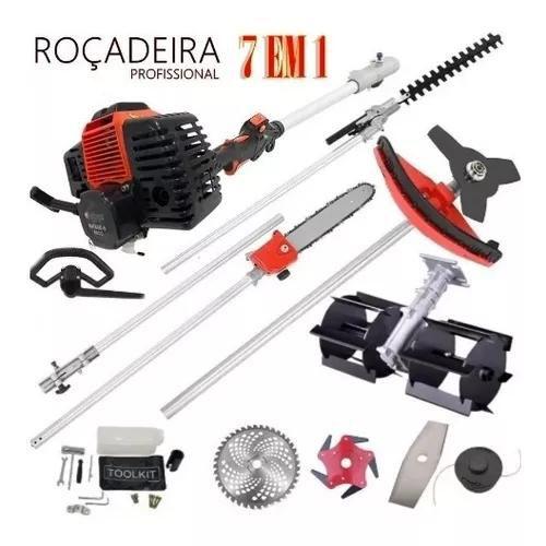 ✴︎Hassaku＊ Roçadeira Nakasaki A Gasolina 63cc 5 Em 1 em Promoção
